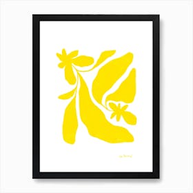 Spring Yellow Flowers 5 Art Print