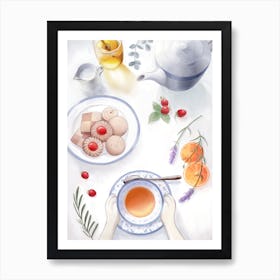Tea Time Art Print