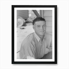 Untitled Photo, Possibly Related To Migratory Laborer Cleaning His Hat At The Agua Fria Migratory Labor Camp Art Print