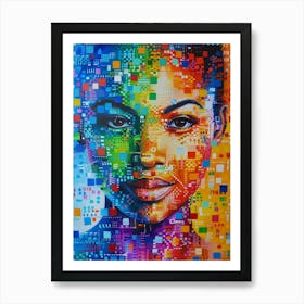 Portrait Of A Woman 202 Art Print