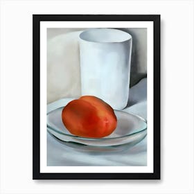 Georgia O'Keeffe - Peach and Glass, 1927 Art Print