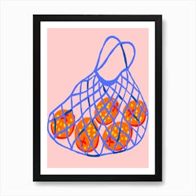 Oranges In A Bag Art Print