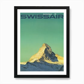 Zermatt Vintage Travel Poster Art Print