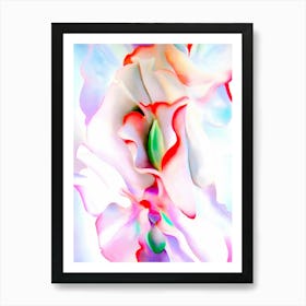 Georgia O'Keeffe - pink sweet peas Art Print