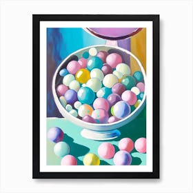 Aniseed Balls Candy Sweetie Abstract Still Life Flower Art Print