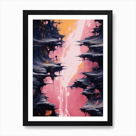 'Sunrise' Abstract Art Art Print