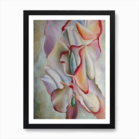 Georgia O'Keeffe - pink sweet peas, 1927 Art Print