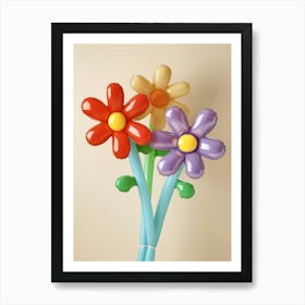 Dreamy Inflatable Flowers Cineraria 1 Art Print