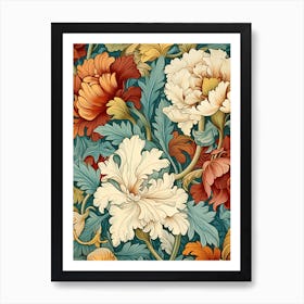 Wallpaper Floral Pattern 3 Art Print