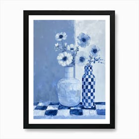 Blue Flowers 94 Art Print