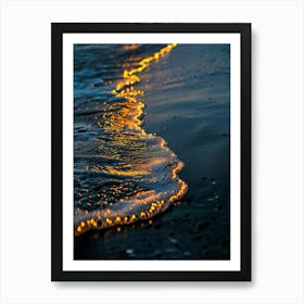 Sunset At The Beach 25 Art Print