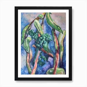 Sugar Snap Peas Classic vegetable Art Print