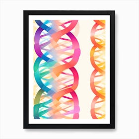 Watercolour Dna 11 Poster