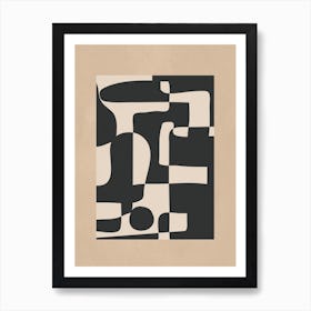 Modern Abstract Minimal Art 1 Art Print