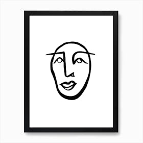 Faces 2 Art Print