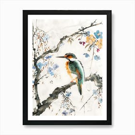 Bird Flowers Chinese Style 10 Art Print