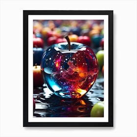 Colorful Apple Art Print