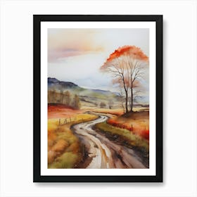 Road To Scotland.2 Art Print