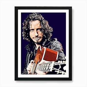 Chris Cornell Art Print