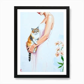 Feline Creative Cat Illustration 44 1 Art Print