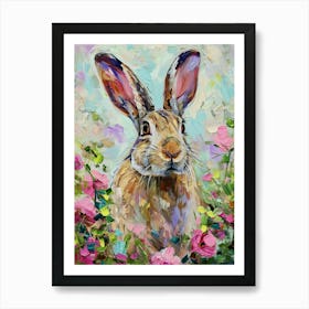 Thrianta Rabbit Painting 3  Art Print