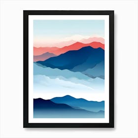 Mountains In The Sky 2 Art Print