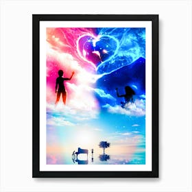 Love And Happiness Art Print