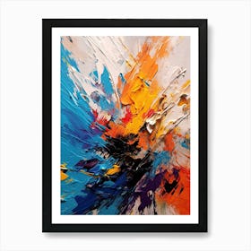 Oil Painting Abstract 1 Art Print