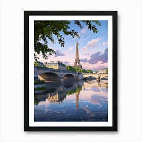 Paris Eiffel Tower 4 Art Print