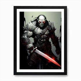 Warrior Orc Art Print