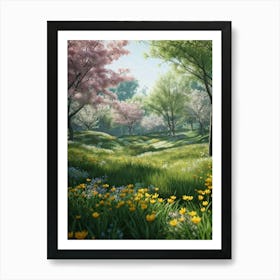 Cherry Blossoms 23 Art Print