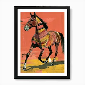 Horse Running 8 Art Print