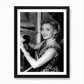 Actress Zsa Zsa Gabor, 1953 Art Print