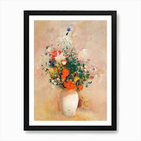 Flowers In A Vase 2 Art Print