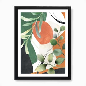 Abstract Botanical Art 1 Art Print