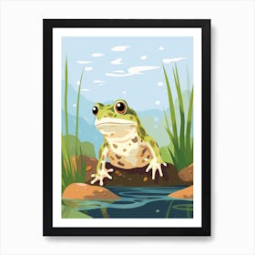 Baby Animal Illustration  Frog 2 Art Print