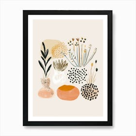 Abstract Botanicals Art Print