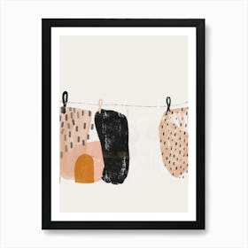 Laundry Line 5 Art Print