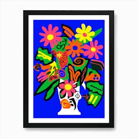 Flowers In A Vase 6 Art Print