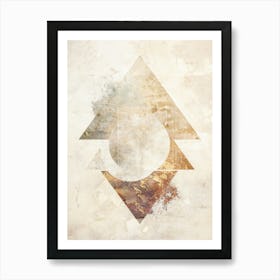 Poster Geometrical Abstraction Illustration Art 01 Art Print