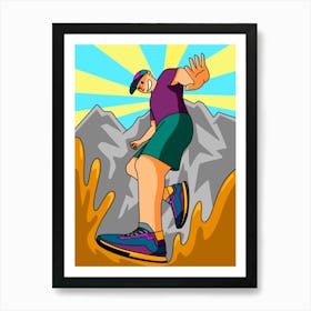 Runner Art Print