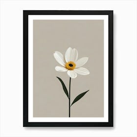 White Daisy Art Print