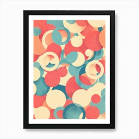 Abstract Circles 4 Art Print