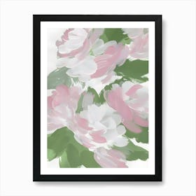 Pink Peonies 1 Art Print