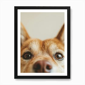 Shiba Inu. Generated AI. Art Print 9 Art Print