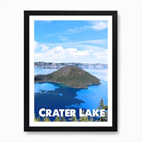 Crater Lake, National Park, Nature, USA, Wall Print, Art Print