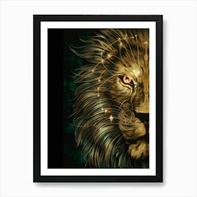 Lion Artwork Art Print