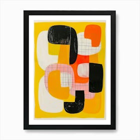 Abstract Squares 18 Art Print