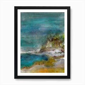 Sand And Water Cyprus 2023 Art Print