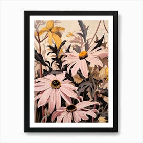 Black Eyed Susan 1 Flower Painting Art Print